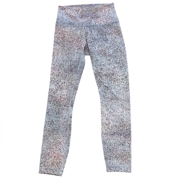Lululemon Wunder Under Hi-Rise 7/8 Tight Summer Haze Multi - Size 4 - Picture 4 of 7